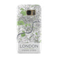 Map of London Samsung Galaxy Case