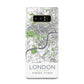 Map of London Samsung Galaxy Note 8 Case