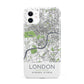 Map of London iPhone 11 3D Tough Case