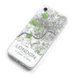 Map of London iPhone 8 Bumper Case on Silver iPhone Alternative Image