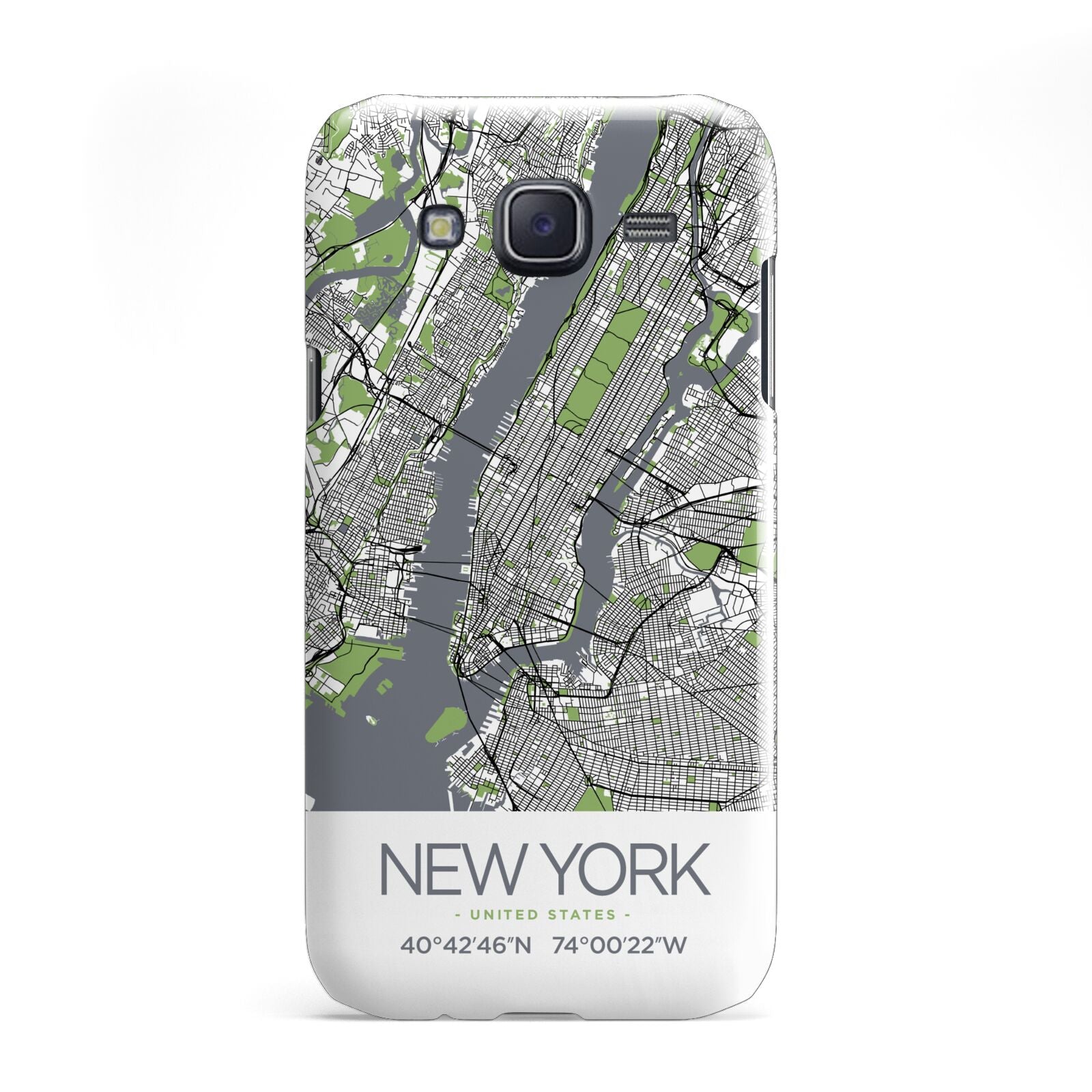 Map of New York Samsung Galaxy J5 Case