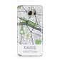 Map of Paris Samsung Galaxy Note 5 Case