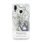 Map of Tokyo Huawei Nova 3 Phone Case