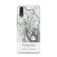 Map of Tokyo Huawei P20 Phone Case