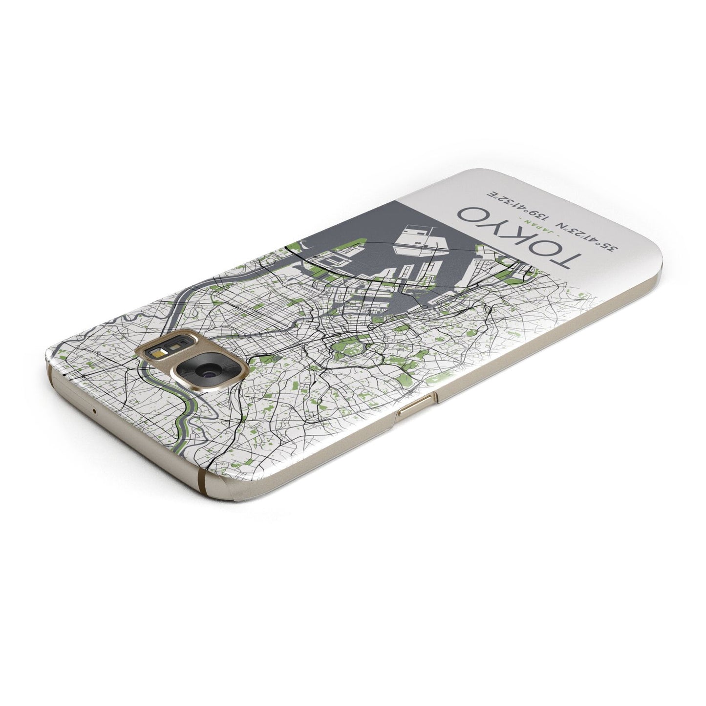 Map of Tokyo Samsung Galaxy Case Top Cutout