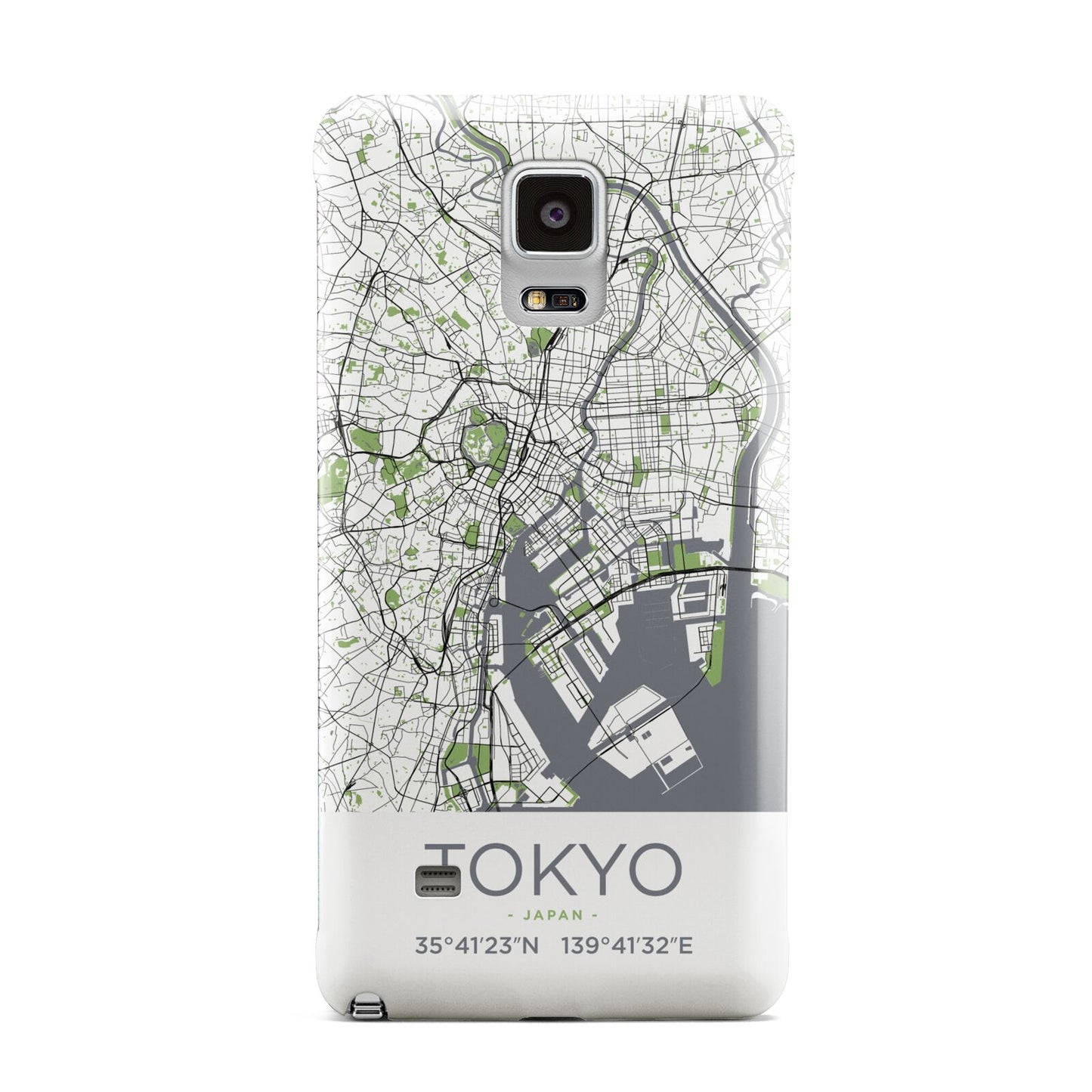 Map of Tokyo Samsung Galaxy Note 4 Case