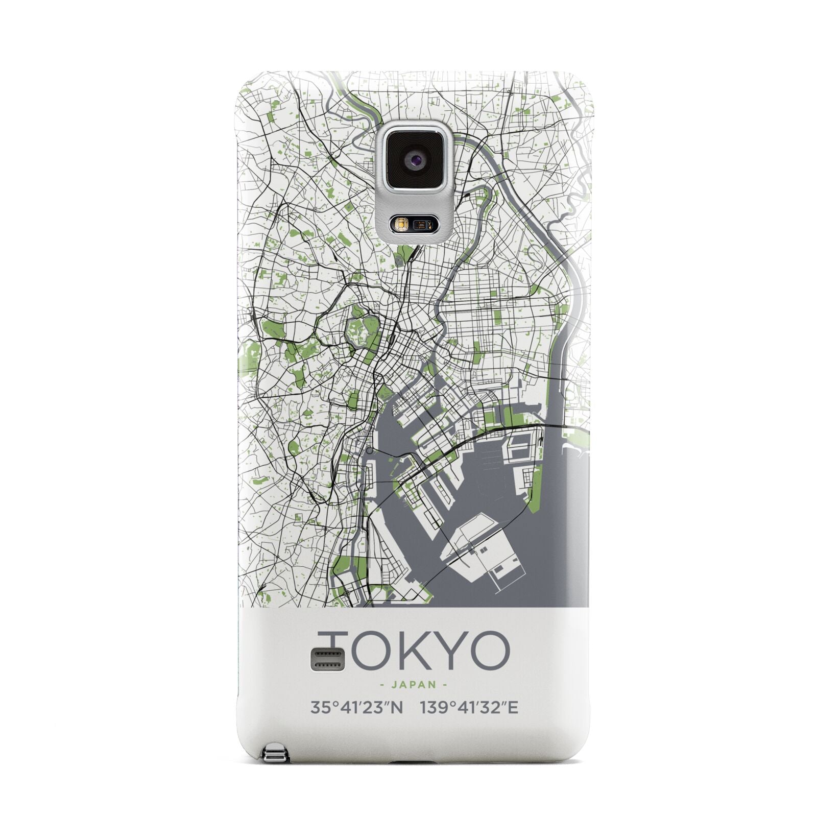 Map of Tokyo Samsung Galaxy Note 4 Case