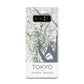 Map of Tokyo Samsung Galaxy S8 Case
