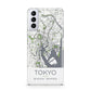 Map of Tokyo Samsung S21 Plus Phone Case
