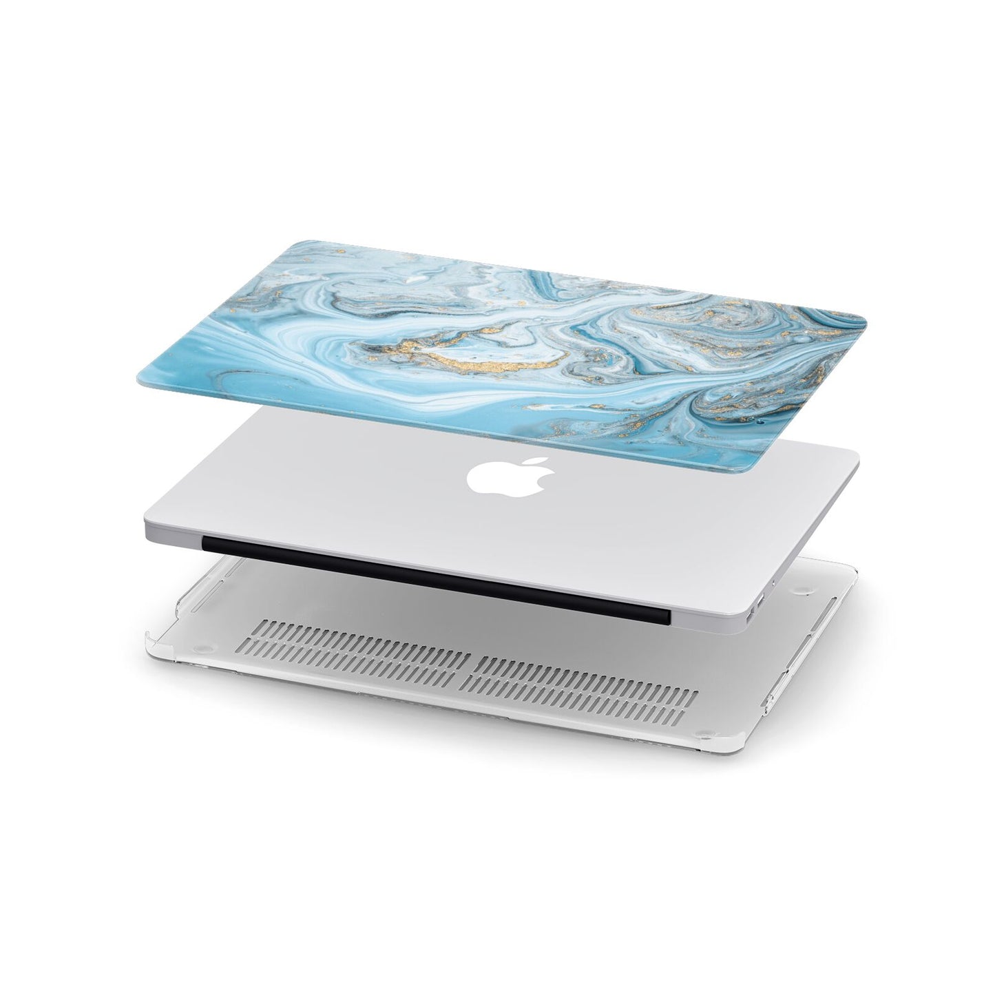 Marble Apple MacBook Case in Detail