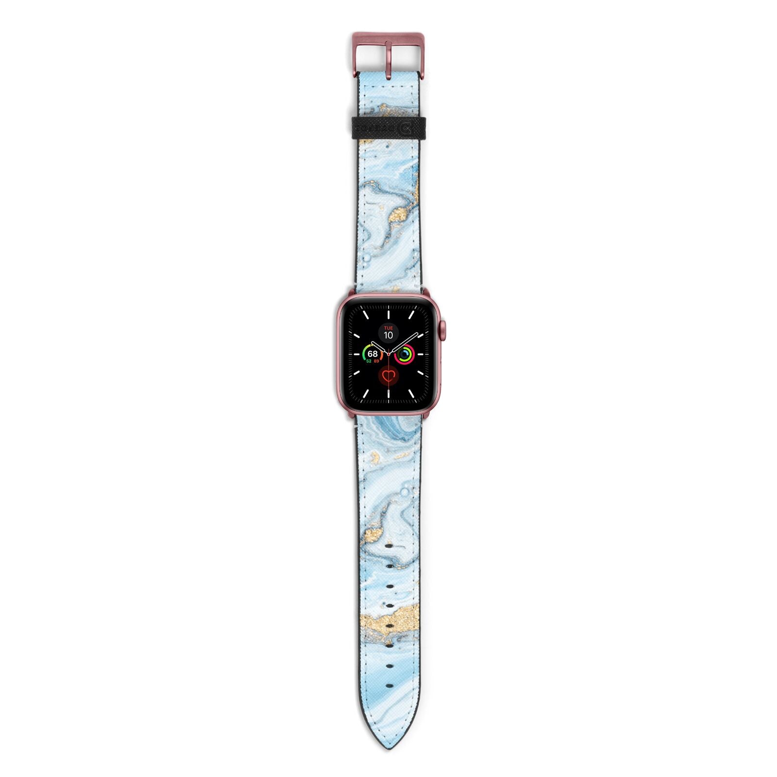 Marble Apple Watch Strap with Rose Gold Hardware
