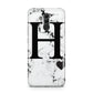 Marble Big Initial Personalised Huawei Mate 20 Lite