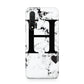 Marble Big Initial Personalised Huawei Nova 6 Phone Case