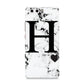 Marble Big Initial Personalised Huawei P10 Phone Case