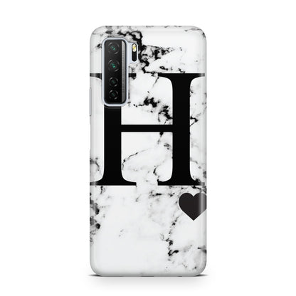 Marble Big Initial Personalised Huawei P40 Lite 5G Phone Case