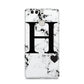 Marble Big Initial Personalised Huawei P9 Case