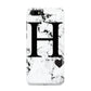 Marble Big Initial Personalised Huawei Y5 Prime 2018 Phone Case