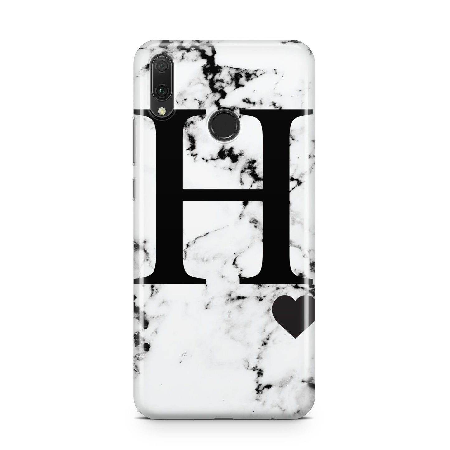 Marble Big Initial Personalised Huawei Y9 2019