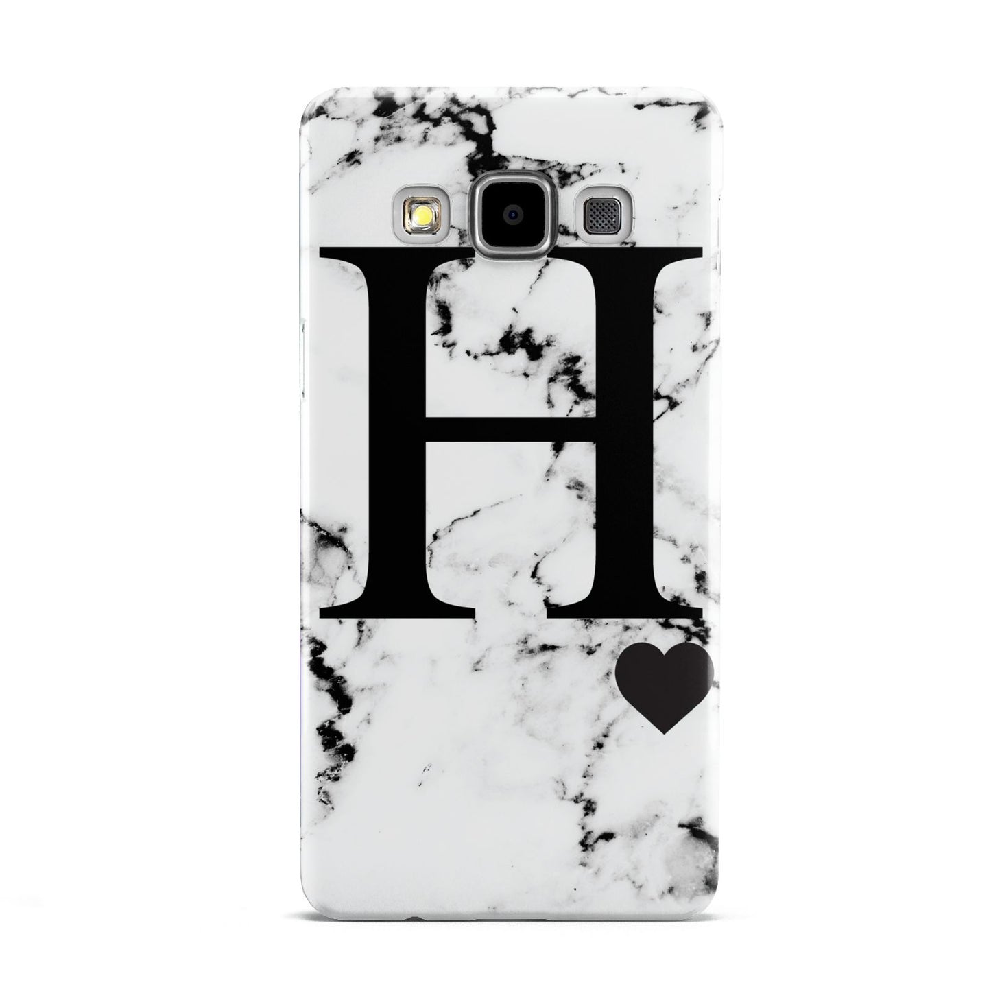 Marble Big Initial Personalised Samsung Galaxy A5 Case