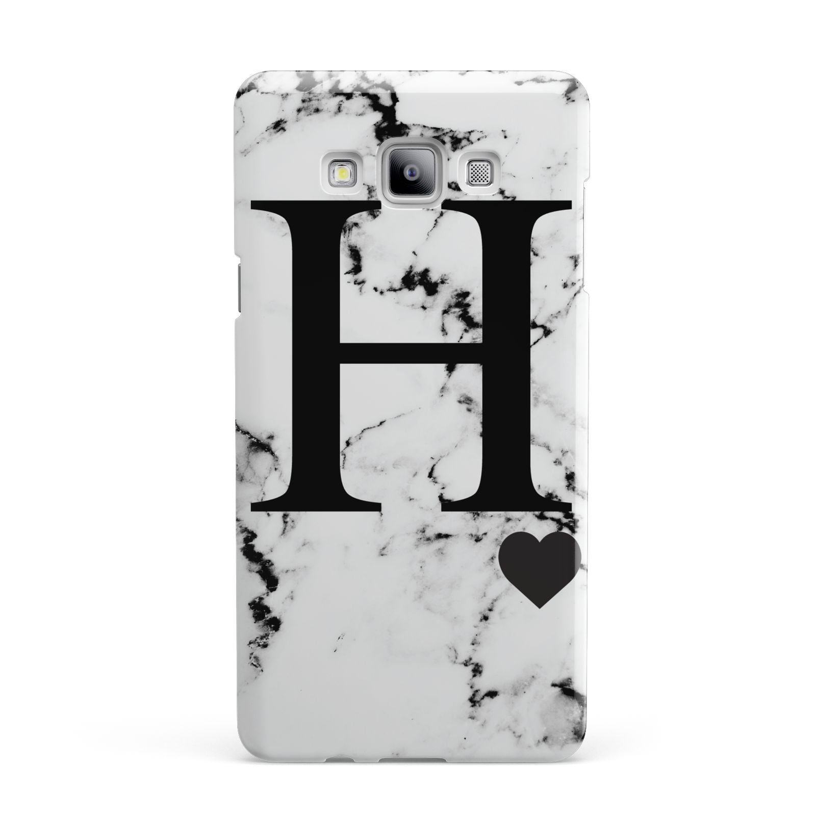 Marble Big Initial Personalised Samsung Galaxy A7 2015 Case
