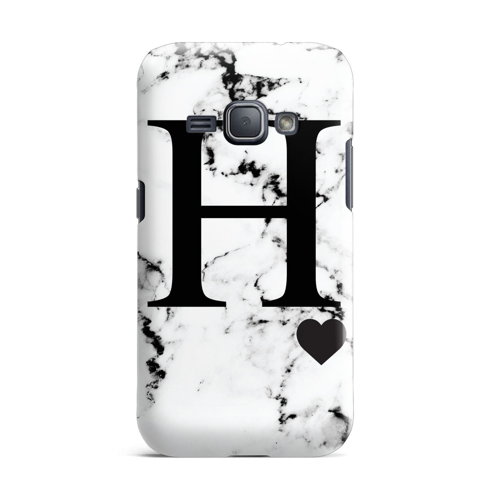 Marble Big Initial Personalised Samsung Galaxy J1 2016 Case
