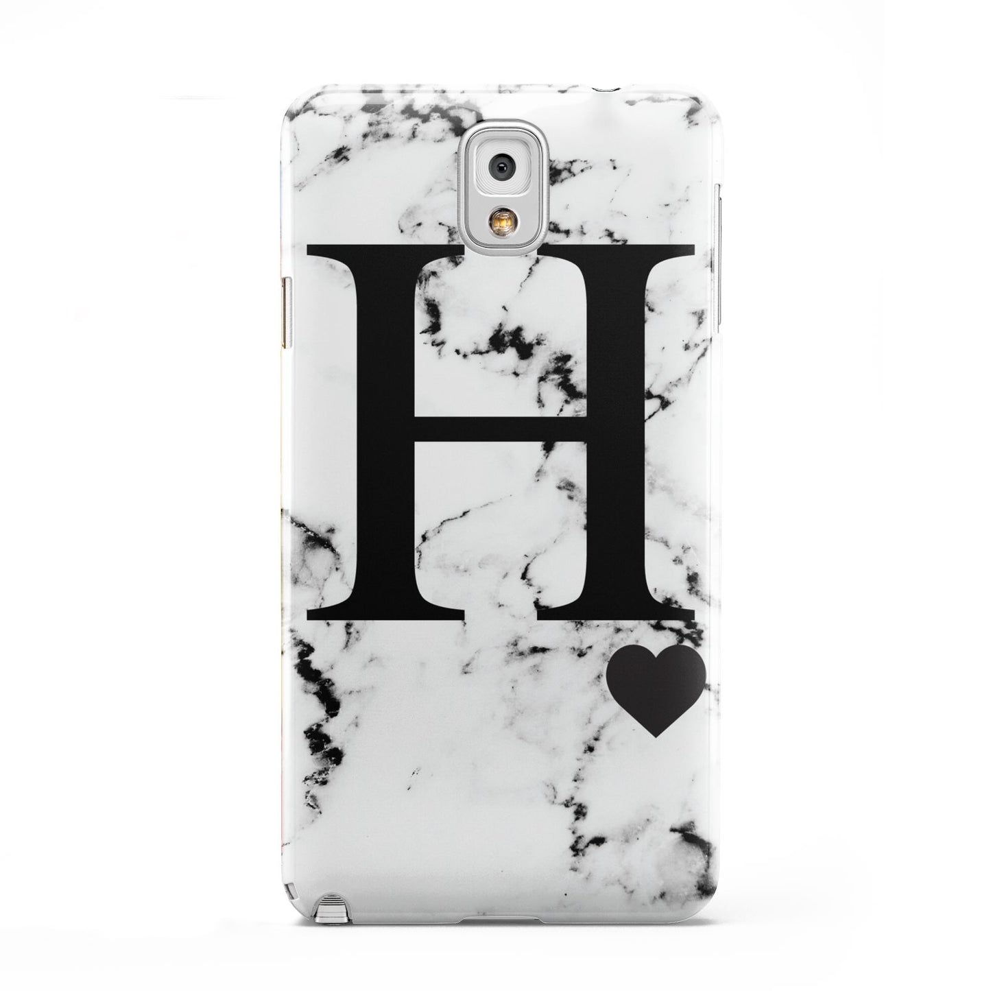 Marble Big Initial Personalised Samsung Galaxy Note 3 Case