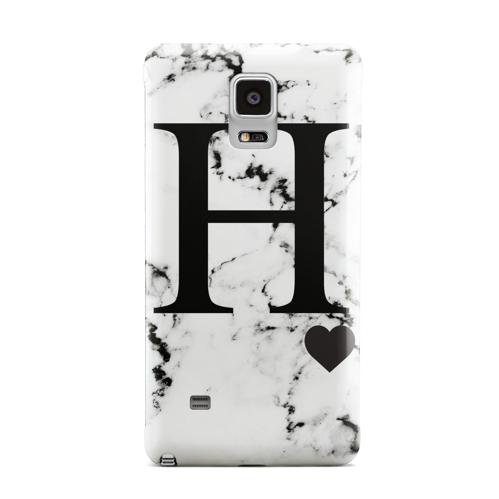 Marble Big Initial Personalised Samsung Galaxy Note 4 Case