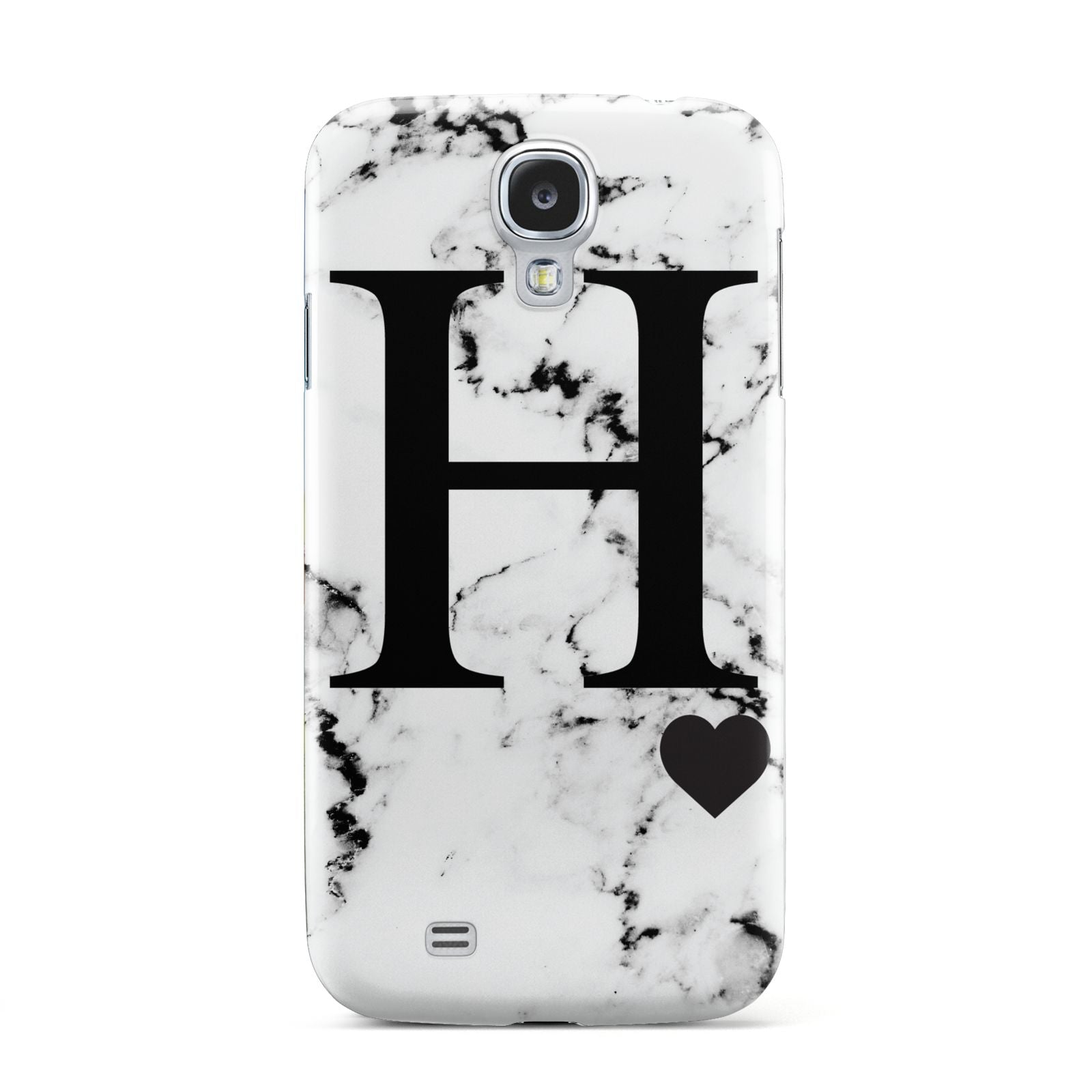 Marble Big Initial Personalised Samsung Galaxy S4 Case