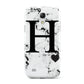Marble Big Initial Personalised Samsung Galaxy S4 Mini Case