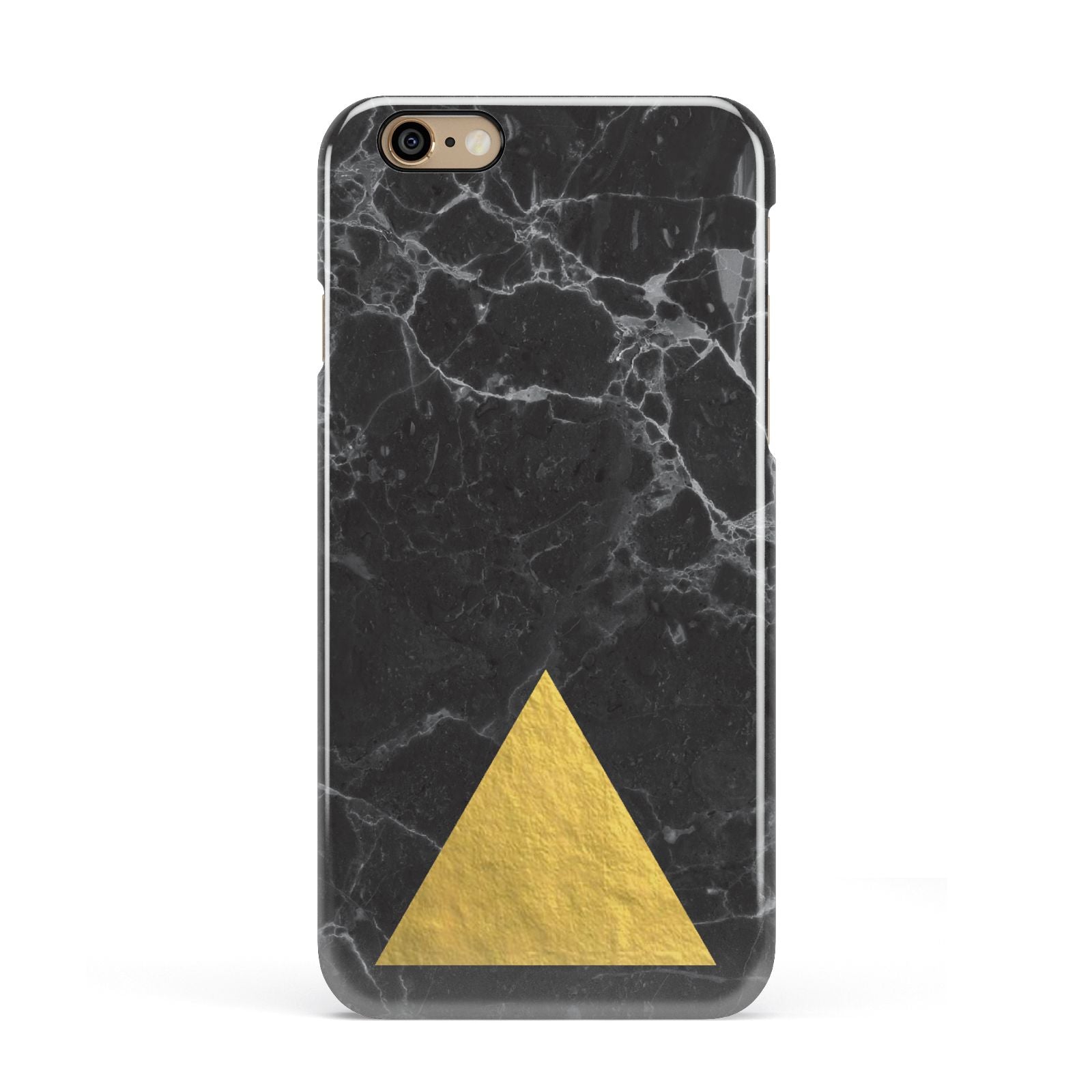 Marble Black Gold Foil Apple iPhone 6 3D Snap Case