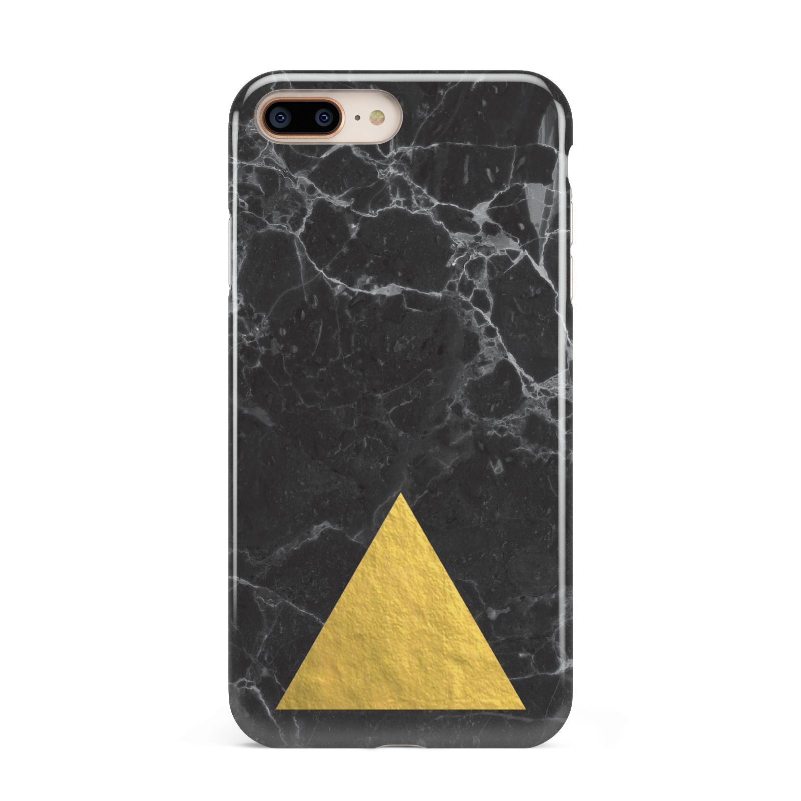 Marble Black Gold Foil Apple iPhone 7 8 Plus 3D Tough Case