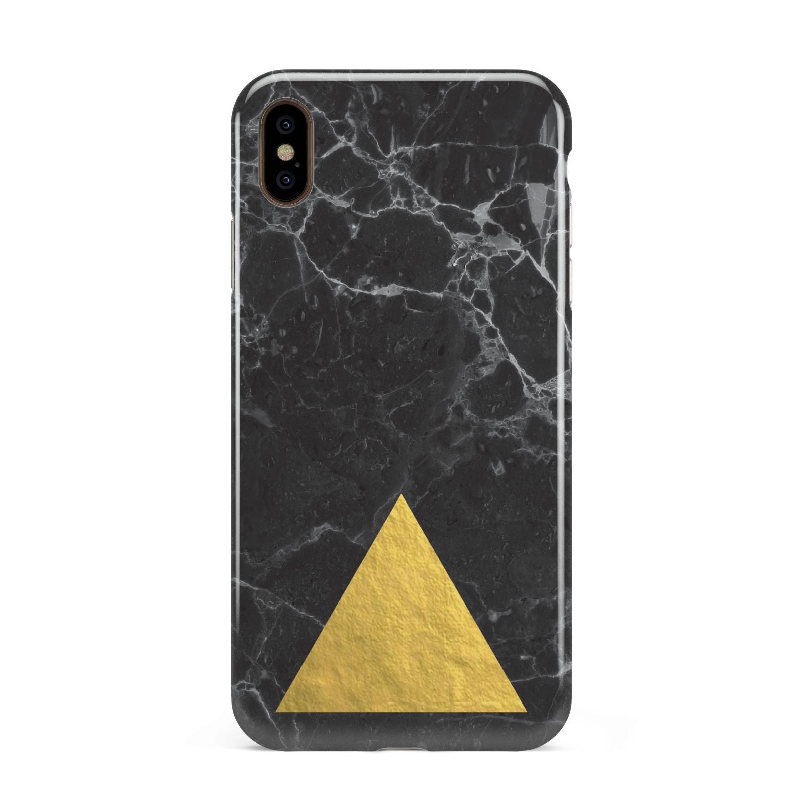 Marble Black Gold Foil Apple iPhone Xs Max 3D Tough Case