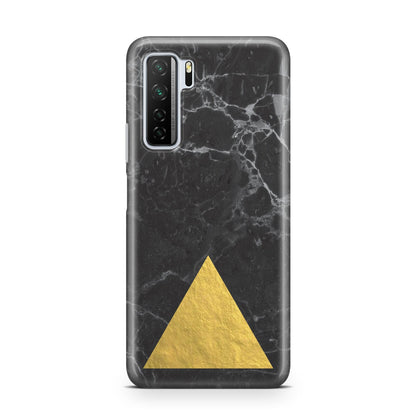 Marble Black Gold Foil Huawei P40 Lite 5G Phone Case