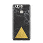 Marble Black Gold Foil Huawei P9 Case