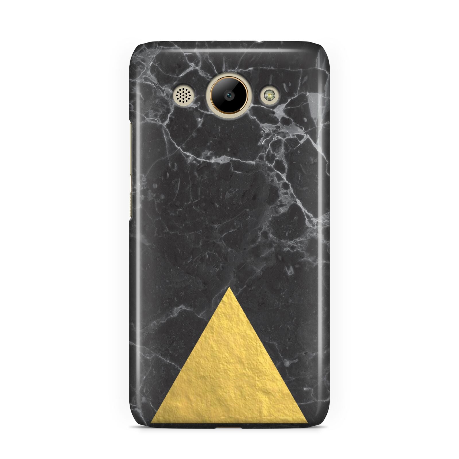 Marble Black Gold Foil Huawei Y3 2017
