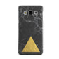 Marble Black Gold Foil Samsung Galaxy A3 Case