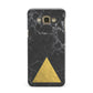 Marble Black Gold Foil Samsung Galaxy A8 Case