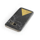 Marble Black Gold Foil Samsung Galaxy Case Front Close Up