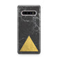 Marble Black Gold Foil Samsung Galaxy S10 Plus Case