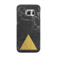 Marble Black Gold Foil Samsung Galaxy S6 Edge Case