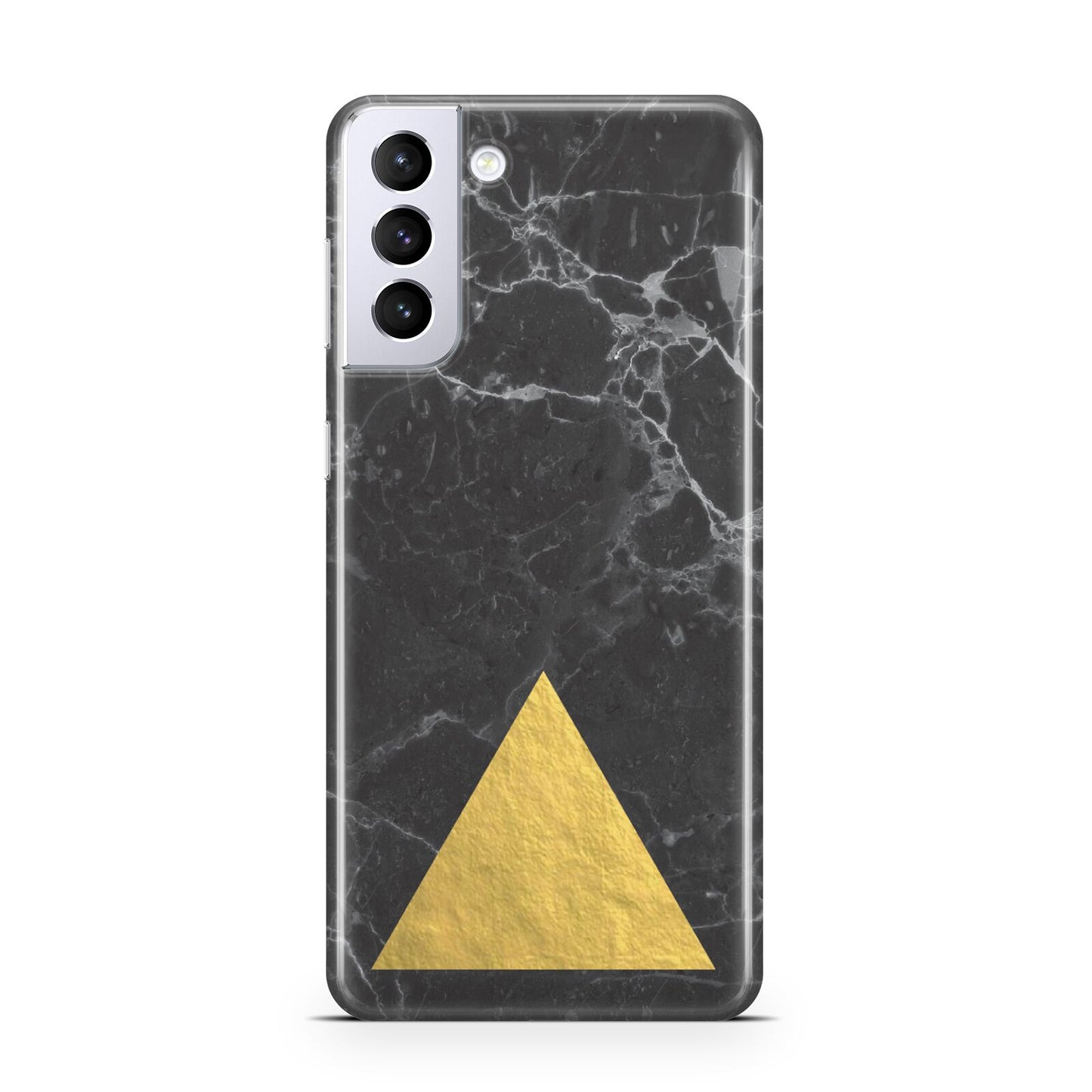 Marble Black Gold Foil Samsung S21 Plus Phone Case