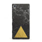 Marble Black Gold Foil Sony Xperia Case