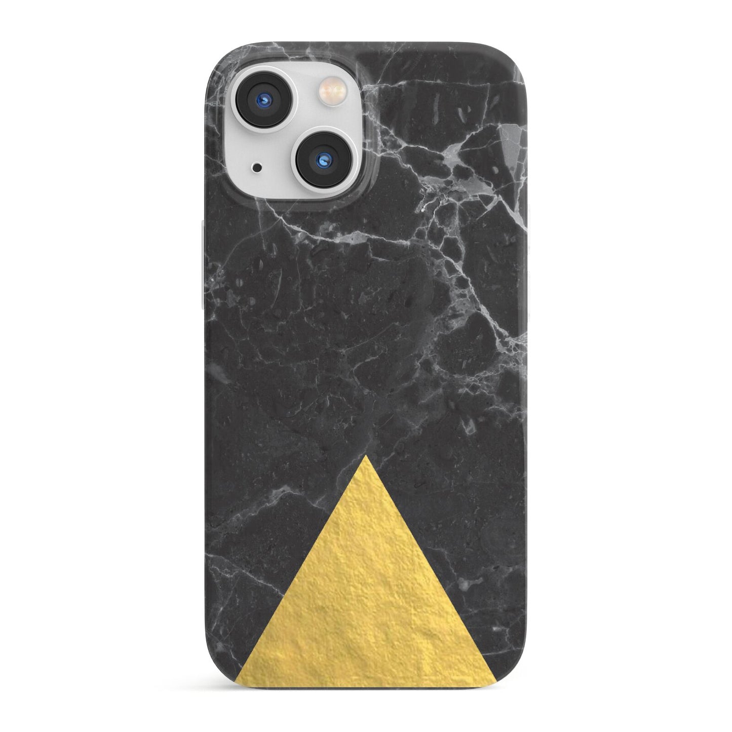 Marble Black Gold Foil iPhone 13 Mini Full Wrap 3D Snap Case