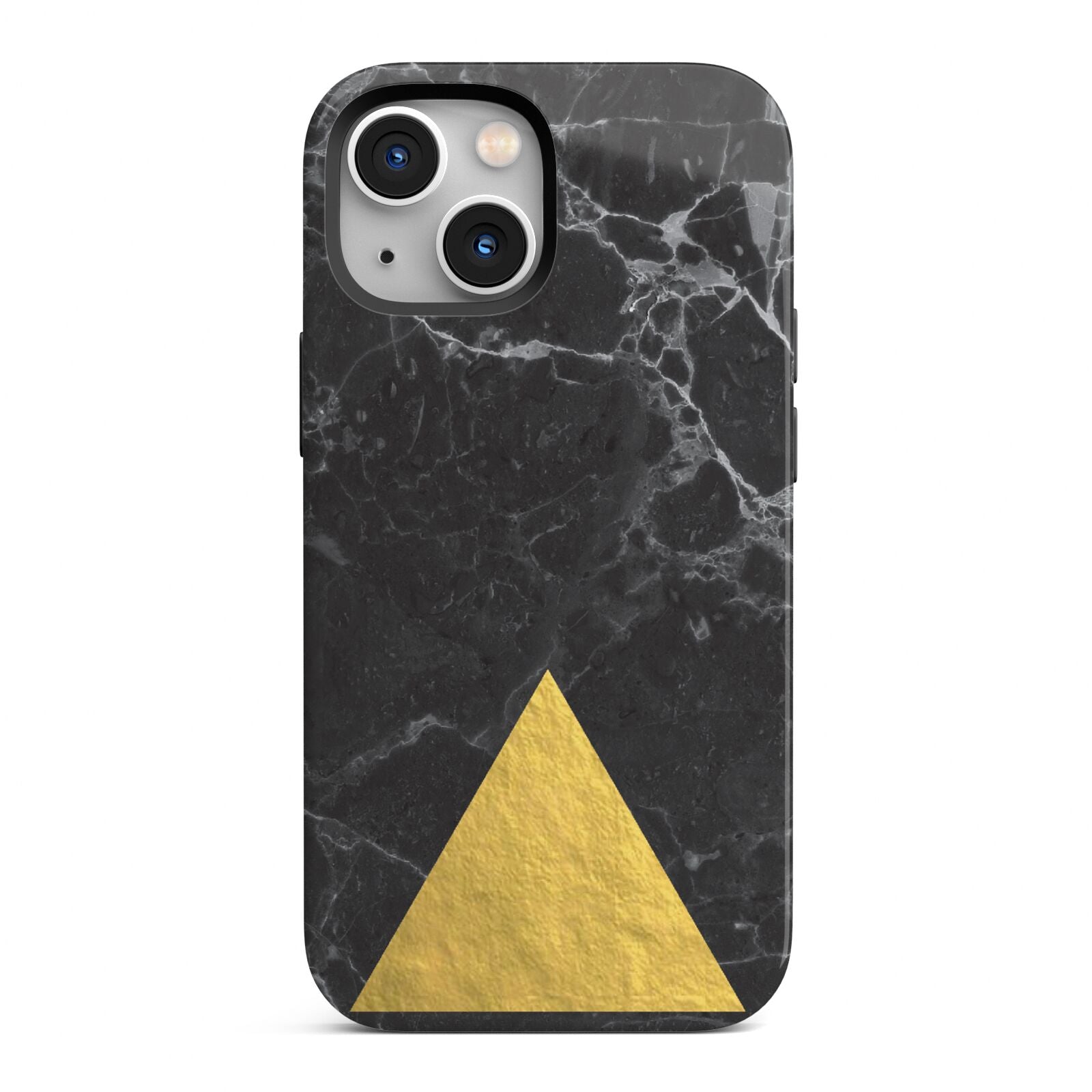 Marble Black Gold Foil iPhone 13 Mini Full Wrap 3D Tough Case