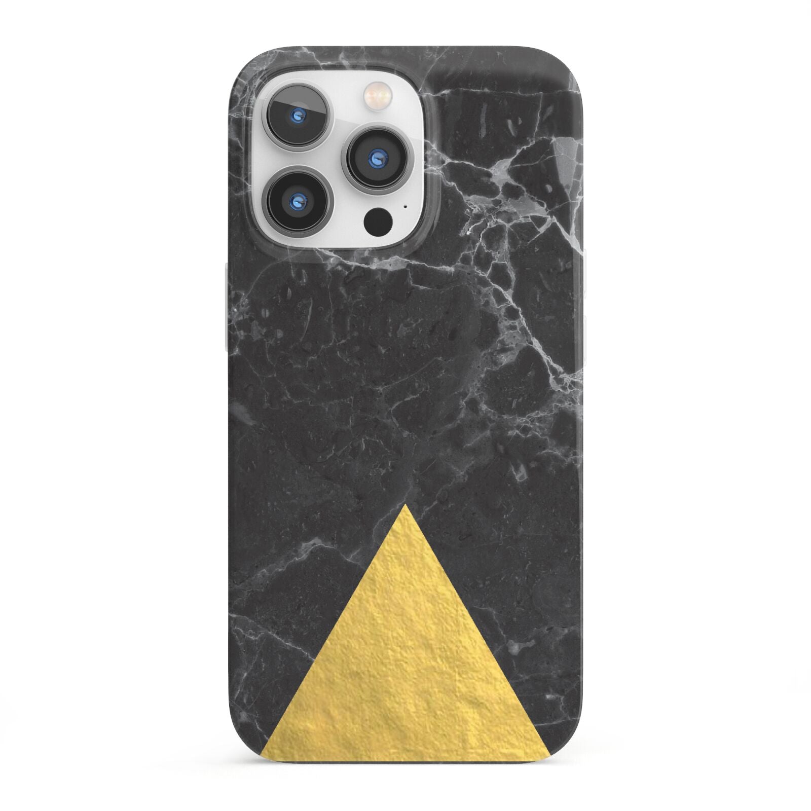 Marble Black Gold Foil iPhone 13 Pro Full Wrap 3D Snap Case