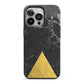 Marble Black Gold Foil iPhone 13 Pro Full Wrap 3D Tough Case