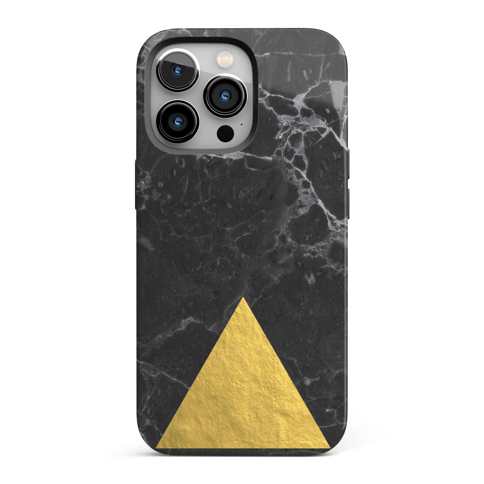 Marble Black Gold Foil iPhone 13 Pro Full Wrap 3D Tough Case