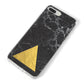 Marble Black Gold Foil iPhone 8 Plus Bumper Case on Silver iPhone Alternative Image