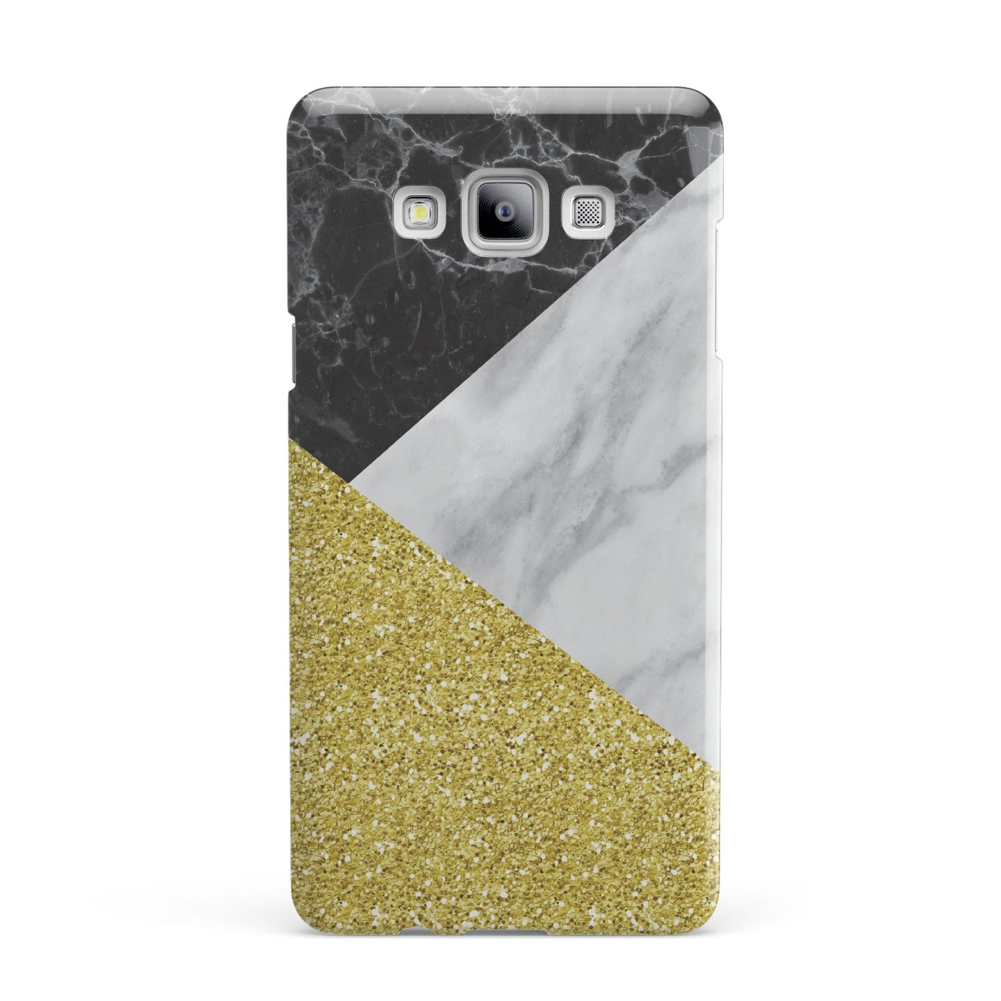Marble Black Gold Samsung Galaxy A7 2015 Case