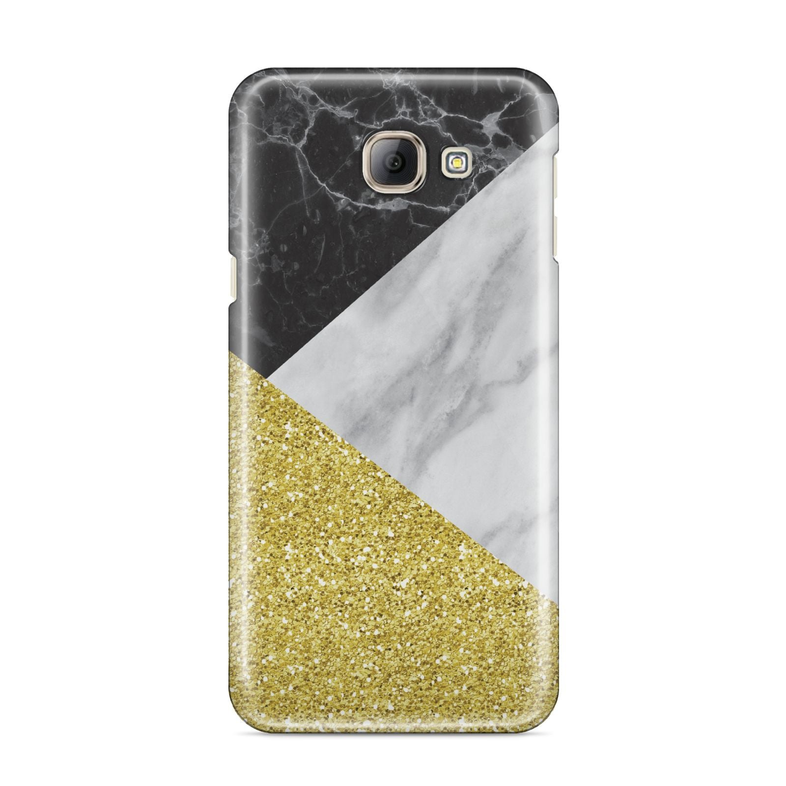 Marble Black Gold Samsung Galaxy A8 2016 Case